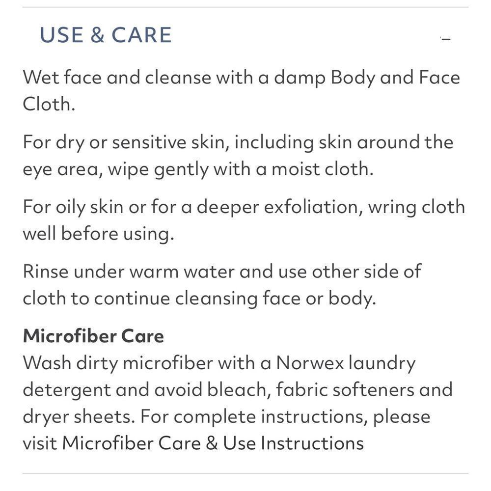 Norwex Body and Face Cloth Set of 3 Caribbean NWT - Picture 6 of 8